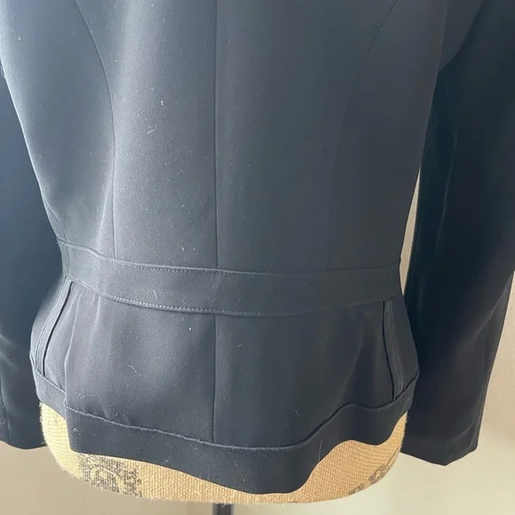 Elie Tahari Ruffle Collar Jacket Blazer 12P - Picture 5 of 8